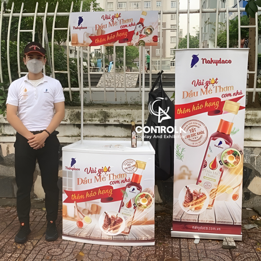 Booth sampling nhựa