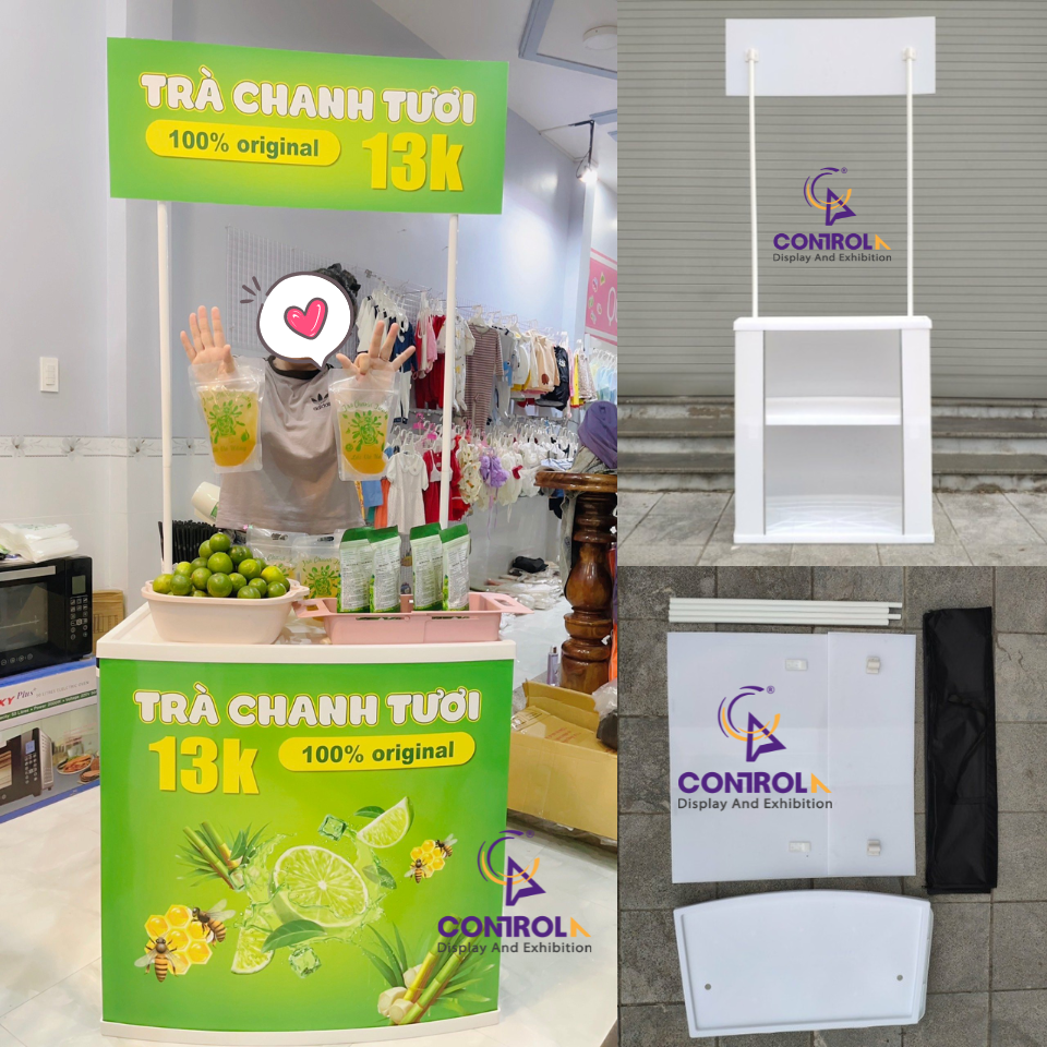 booth sampling nhựa